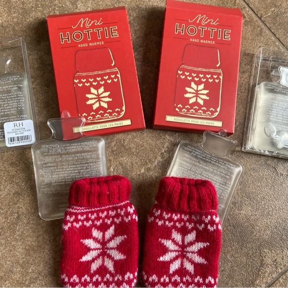NEW IN BOX Unisex - (2) Restoration Hardware Mini Hand Warmers (2) Refills - Picture 11 of 12